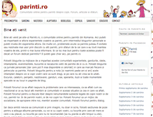 Tablet Screenshot of parinti.ro